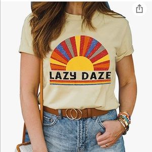 “Lazy Daze” Graphic Tee